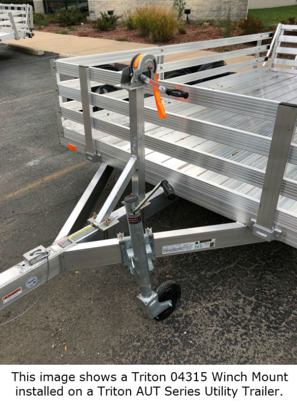 triton trailer winch mount kit 04315